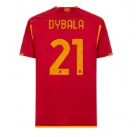 AS Roma Paulo Dybala #21 Fotballklær Hjemmedrakt 2023-24 Kortermet